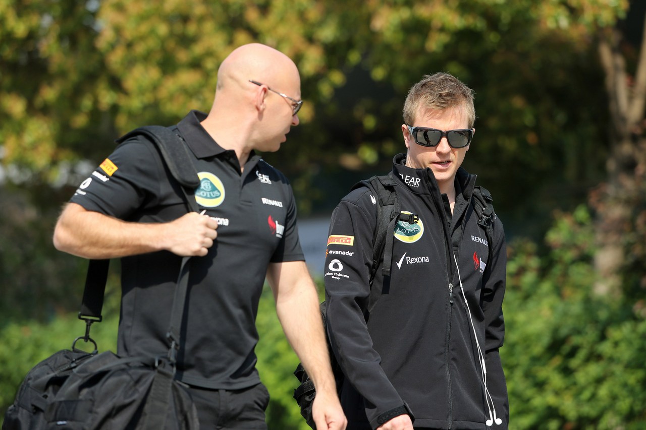 12.04.2013- Kimi Raikkonen (FIN) Lotus F1 Team E21 