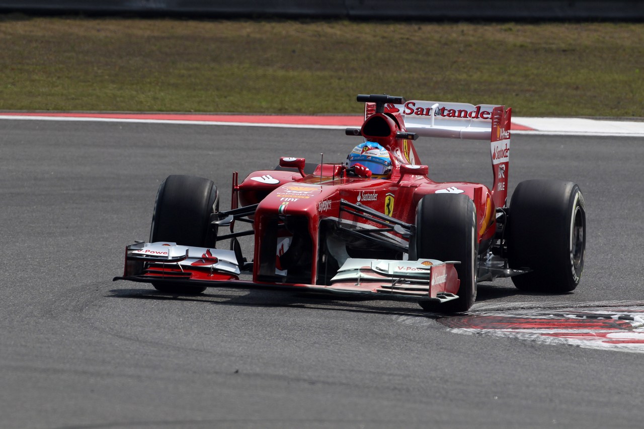 12.04.2013- Free Practice 1, Fernando Alonso (ESP) Scuderia Ferrari F138 
