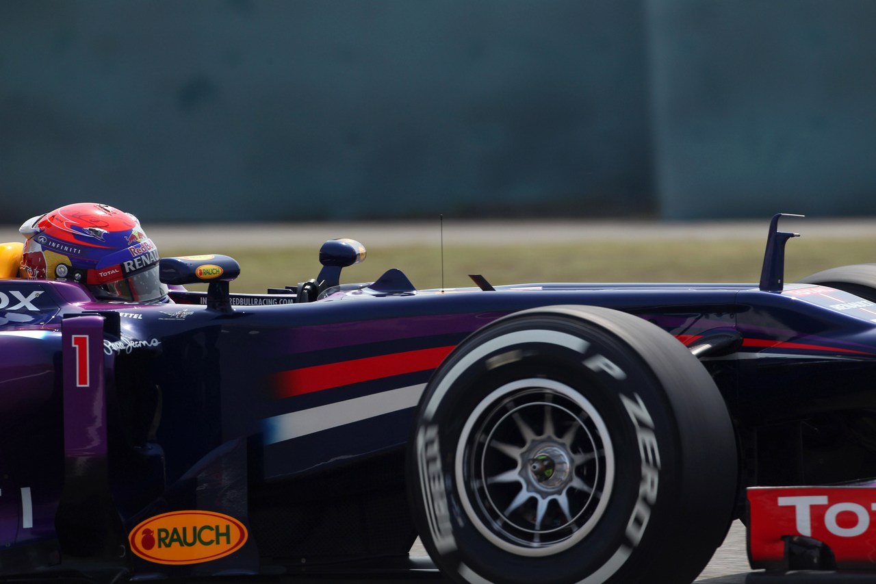 12.04.2013- Free Practice 1, Sebastian Vettel (GER) Red Bull Racing RB9 