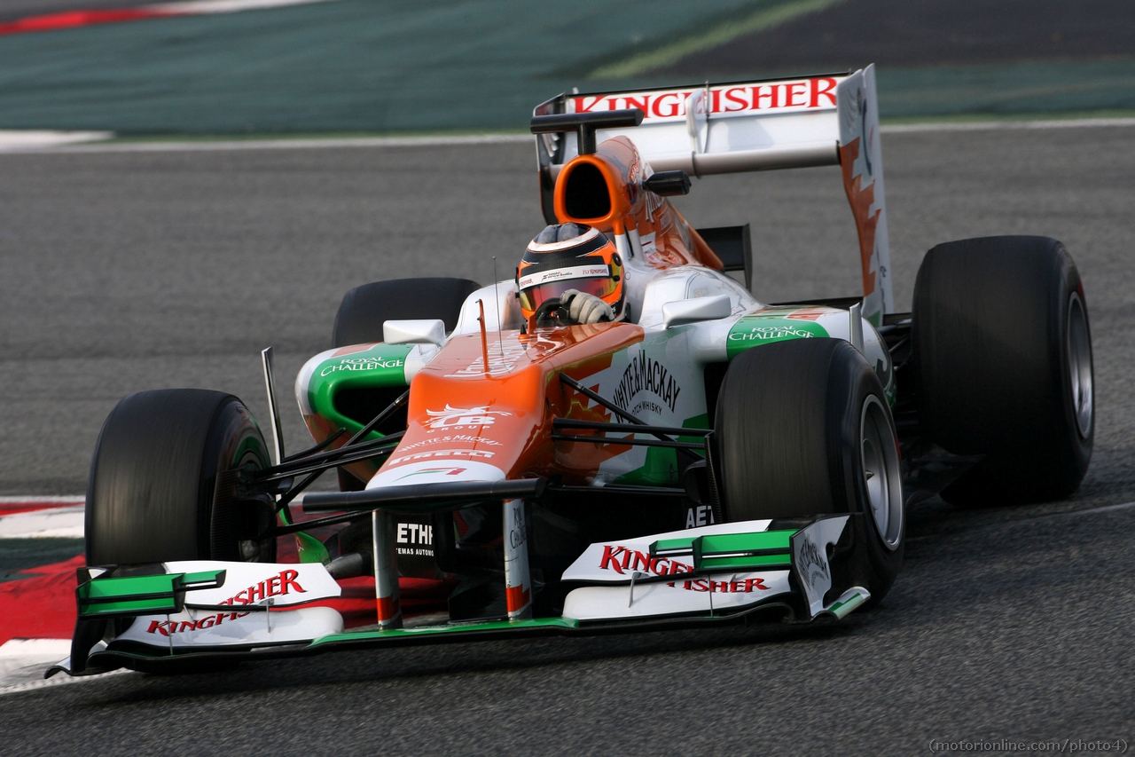 04.03.2012, Barcelona, Spain,
Nico Hulkenberg (GER), Sahara Force India Formula One Team