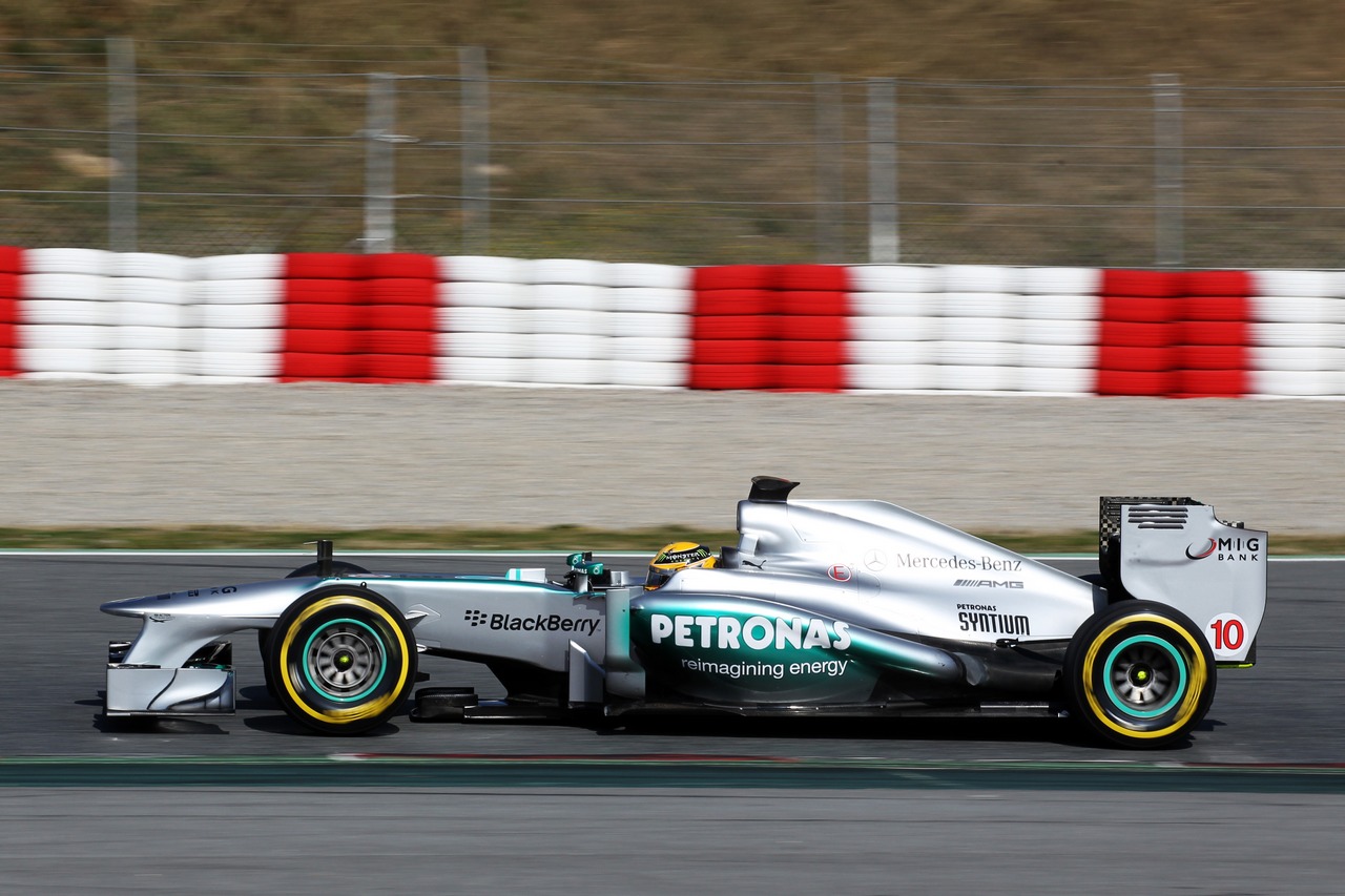 Lewis Hamilton (GBR) Mercedes AMG F1 W04.
02.03.2013. 