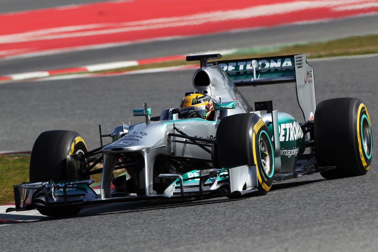 Lewis Hamilton (GBR) Mercedes AMG F1 W04.
02.03.2013. 