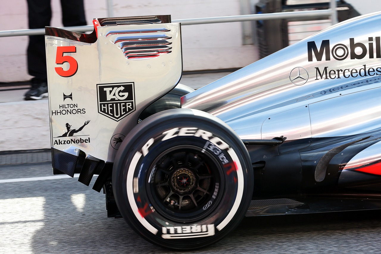 McLaren MP4-28 rear wing.
03.03.2013. 