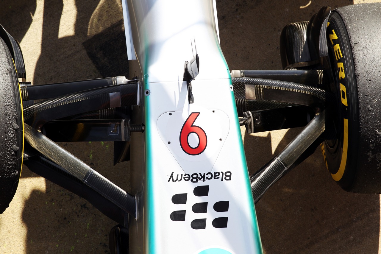 Mercedes AMG F1 W04 front suspension.
03.03.2013. 