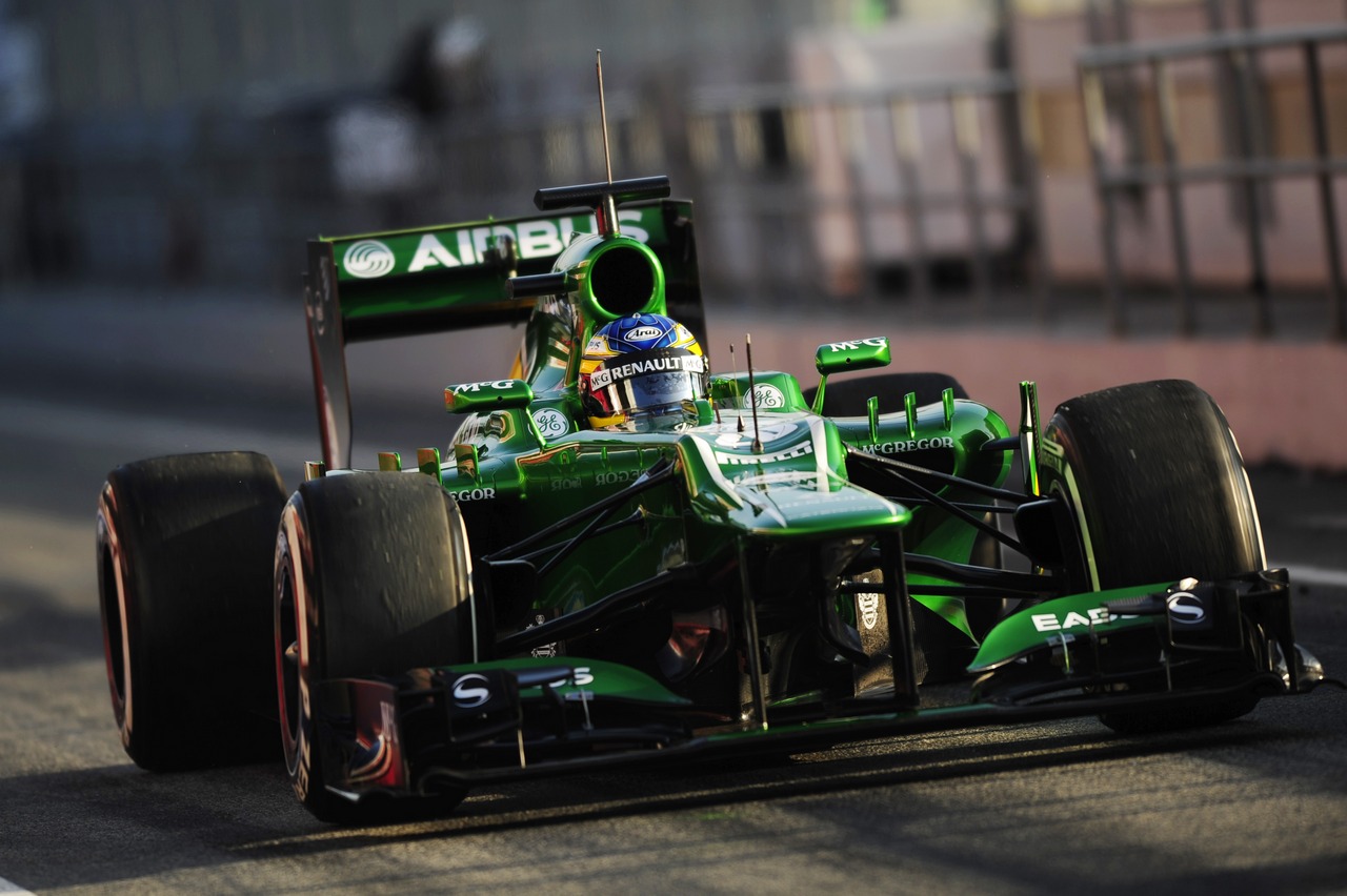 Charles Pic (FRA) Caterham CT03.
