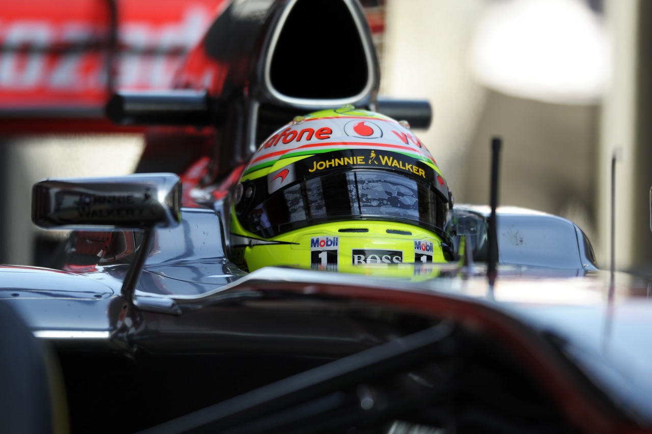 Sergio Perez (MEX) McLaren MP4-28.
