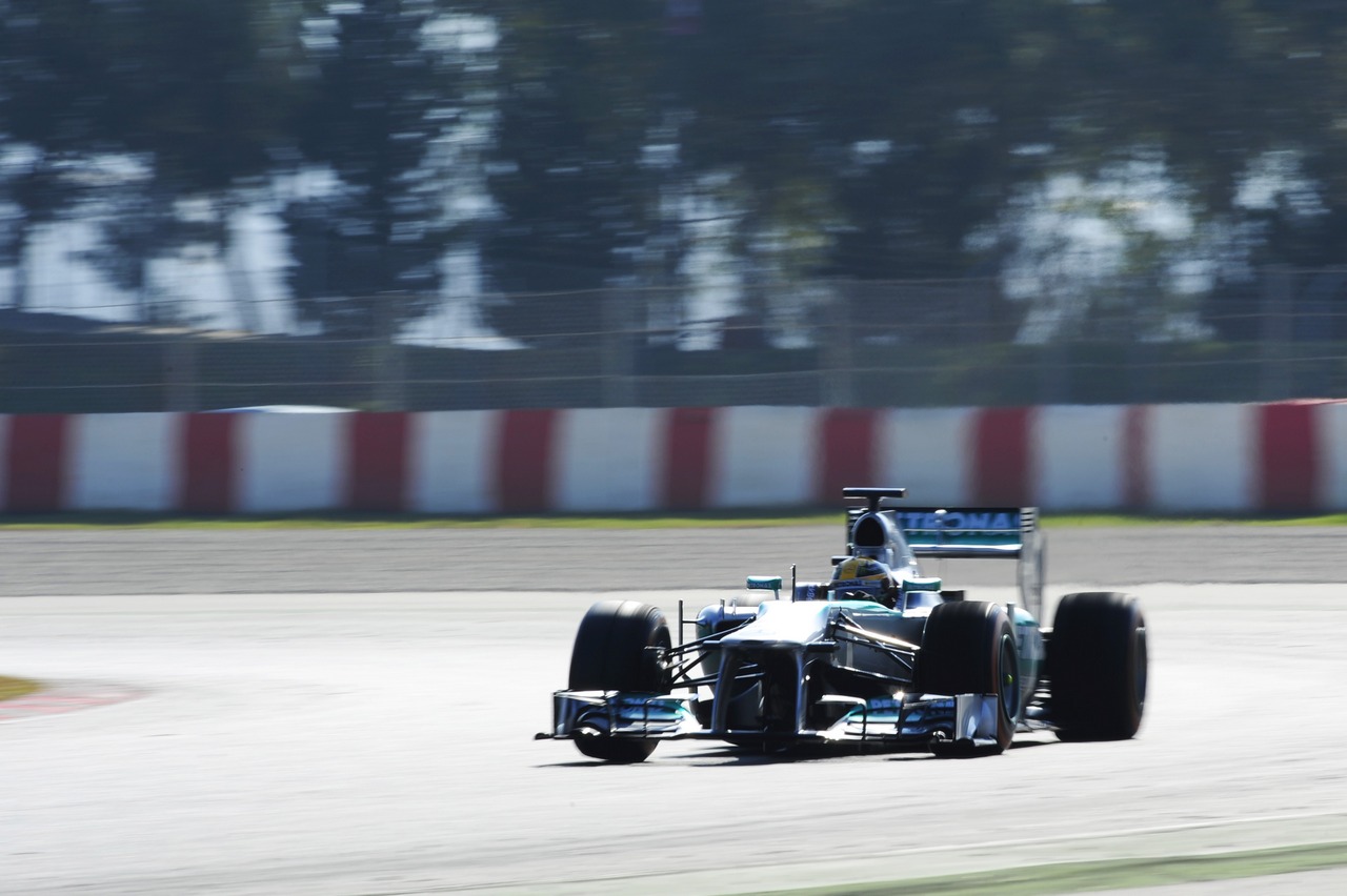 Lewis Hamilton (GBR) Mercedes AMG F1 W04.
20.02.2013. 