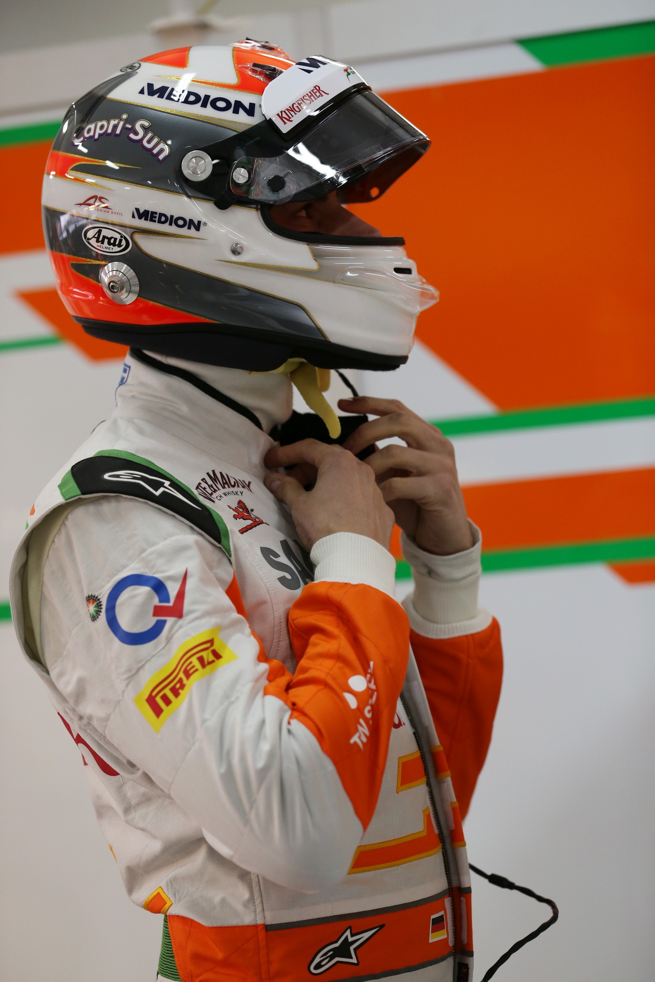 Adrian Sutil (GER) Sahara Force India F1.
21.02.2013