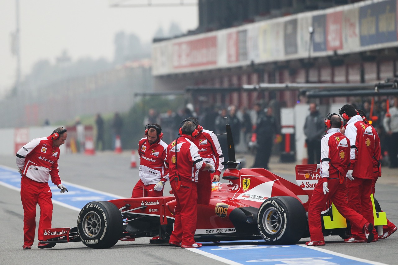 Fernando Alonso (ESP) Ferrari F138.
21.02.2013.