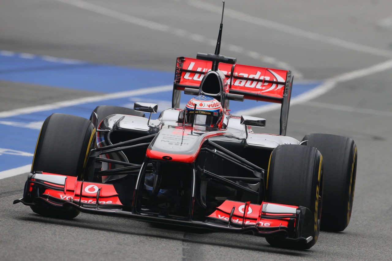 Jenson Button (GBR) McLaren MP4-28.
21.02.2013.