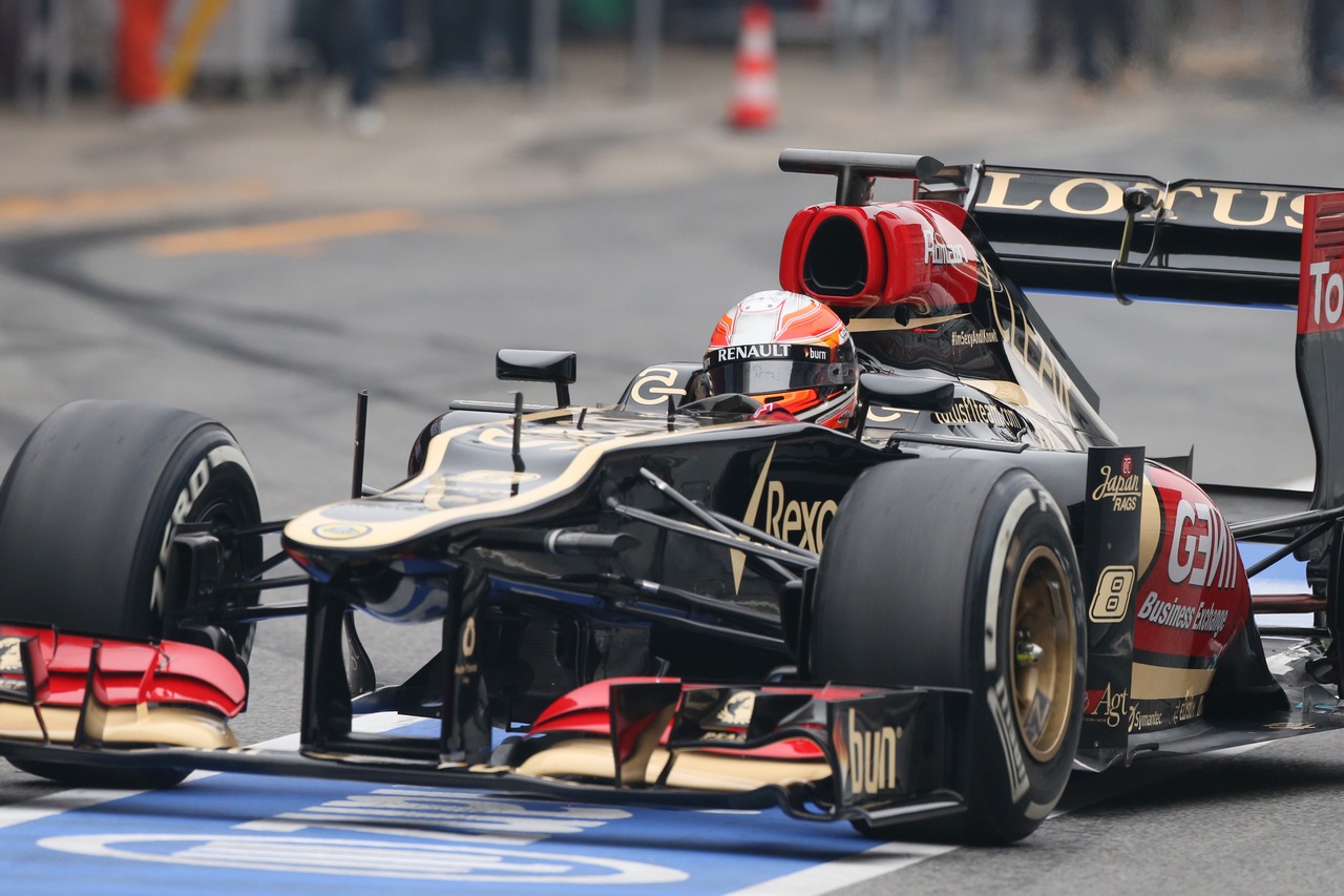 Romain Grosjean (FRA) Lotus F1 E21.
21.02.2013. 