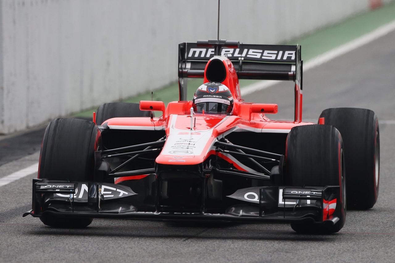 Luiz Razia (BRA) Marussia F1 Team MR02.
21.02.2013.