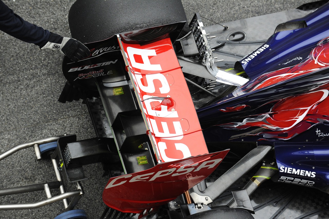 Scuderia Toro Rosso STR8 rear wing.
21.02.2013. 