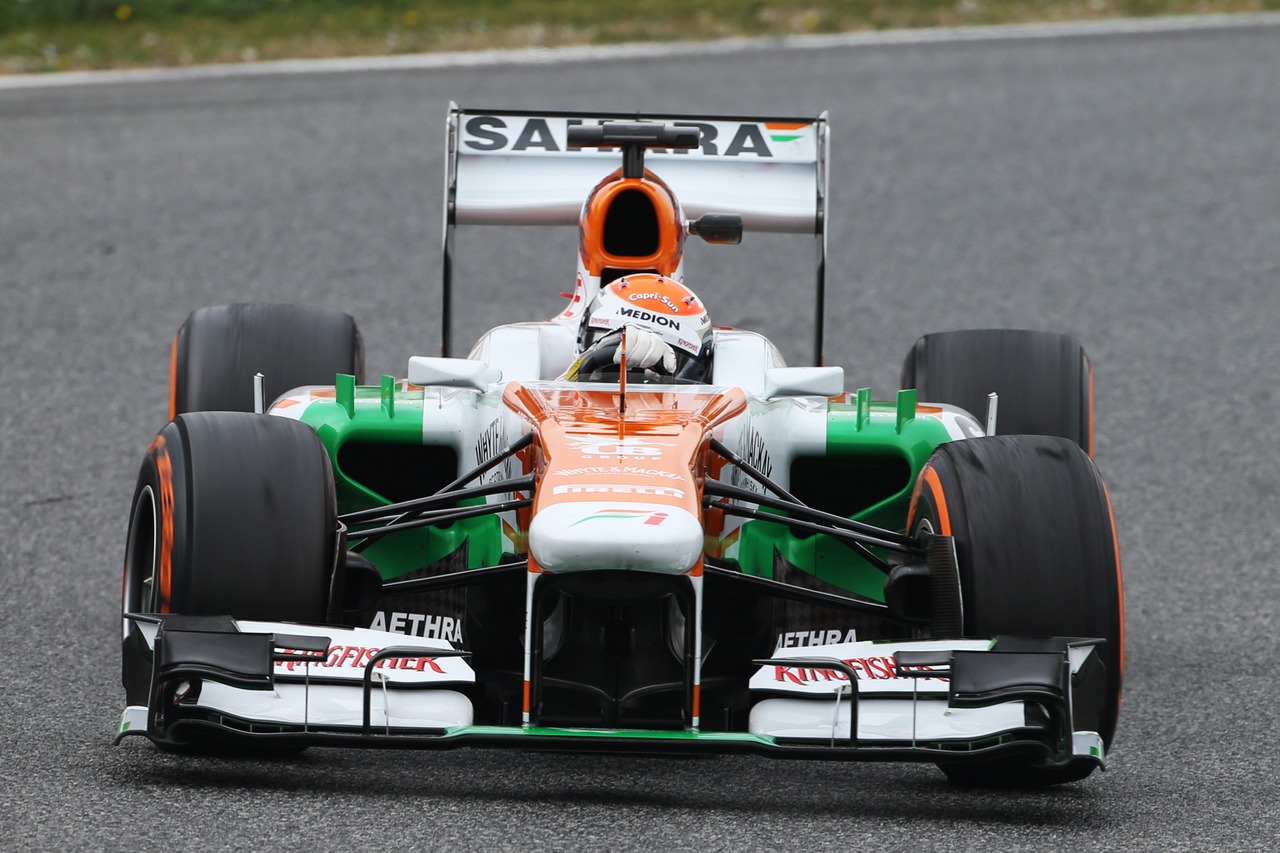 Adrian Sutil (GER) Sahara Force India VJM06.
21.02.2013. 