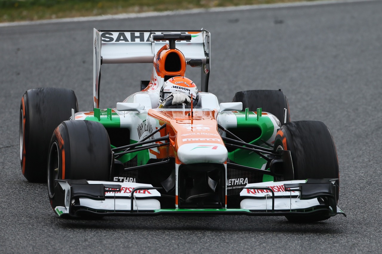 Adrian Sutil (GER) Sahara Force India VJM06.
21.02.2013. 