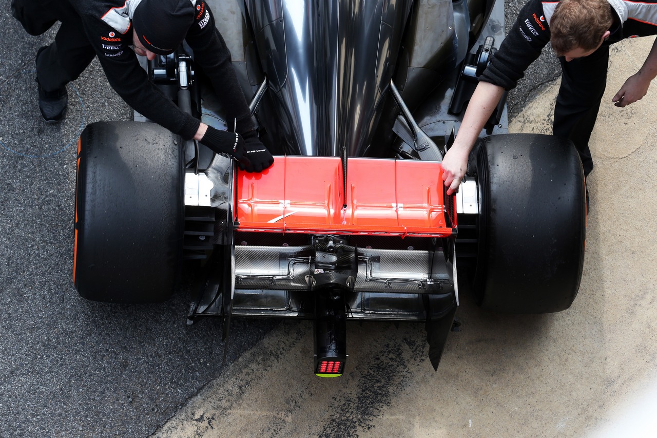 McLaren MP4-28 rear wing.
21.02.2013. 