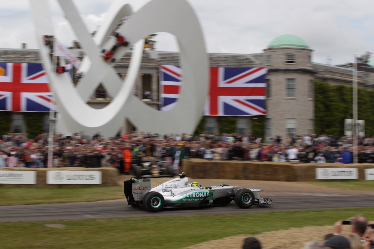 Nico Rosberg (GER), Mercedes AMG Petronas 
28.06 - 01.07.2012. Goodwood Festival of Speed, Goodwood, England 