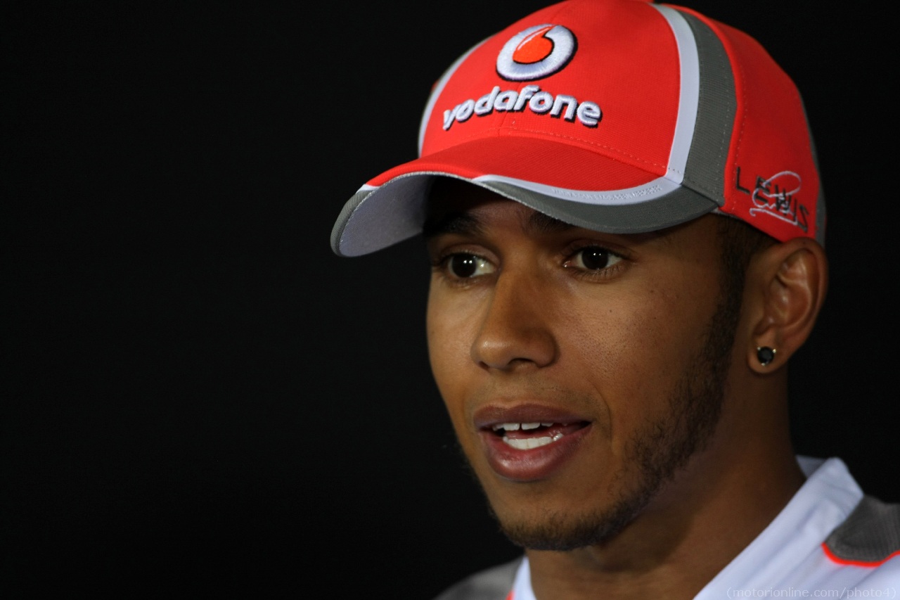 19.04.2012-  Press conference, Lewis Hamilton (GBR) McLaren Mercedes MP4-27