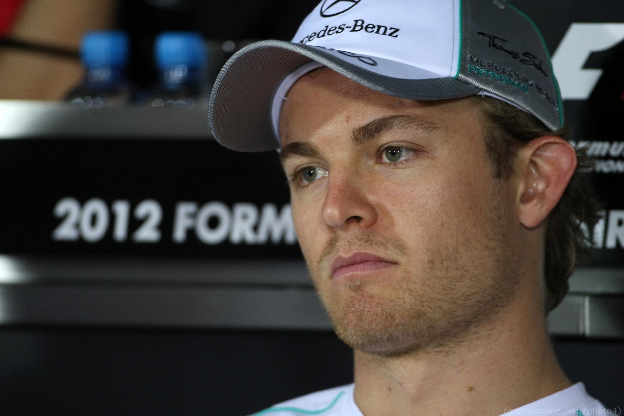 19.04.2012-  Press conference, Nico Rosberg (GER) Mercedes AMG F1 W03 