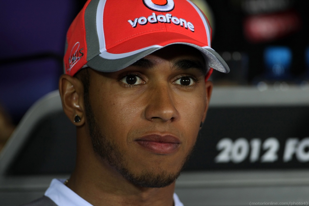 19.04.2012-  Press conference, Lewis Hamilton (GBR) McLaren Mercedes MP4-27