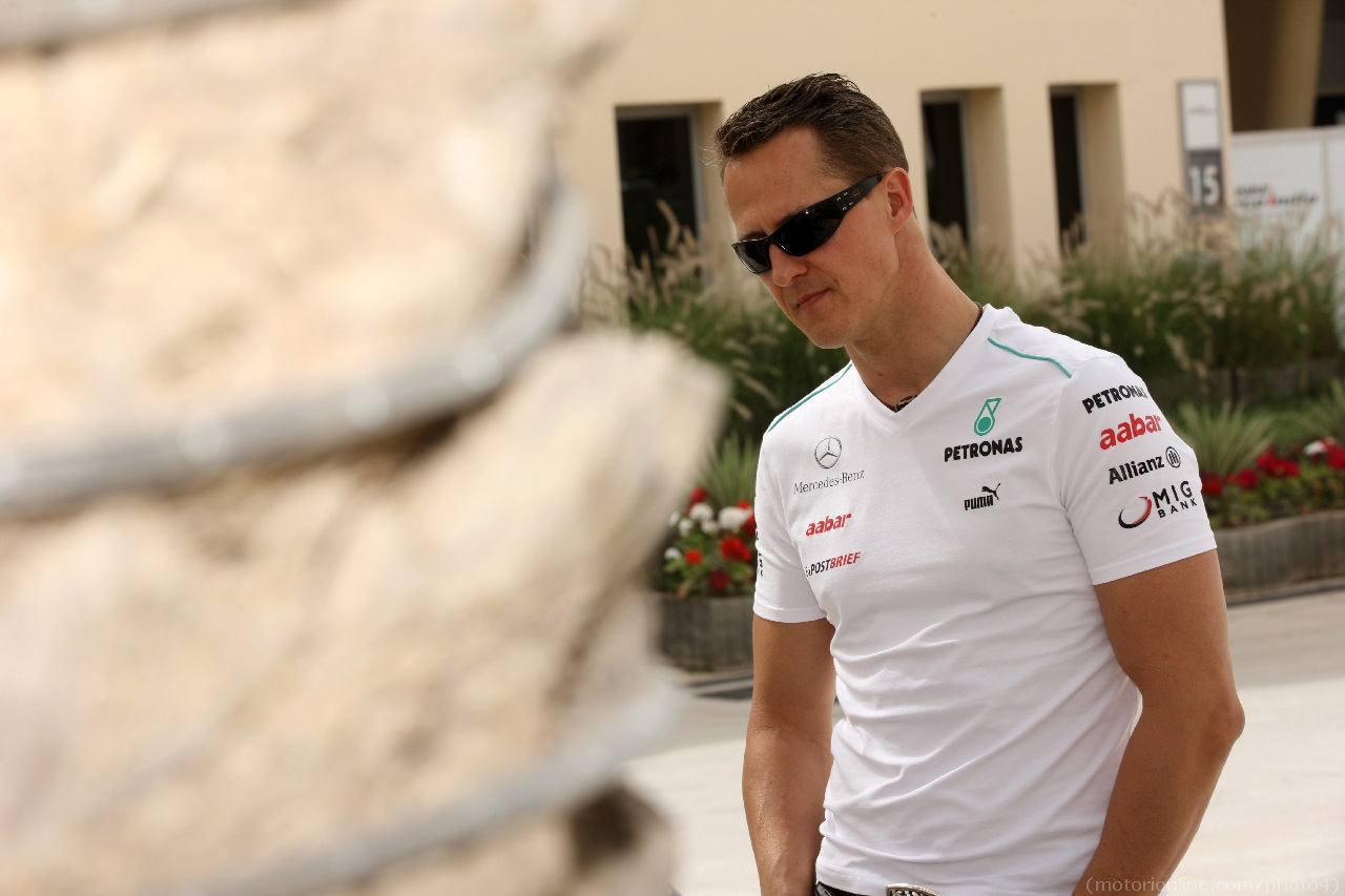 19.04.2012-  Michael Schumacher (GER) Mercedes AMG F1 W03 