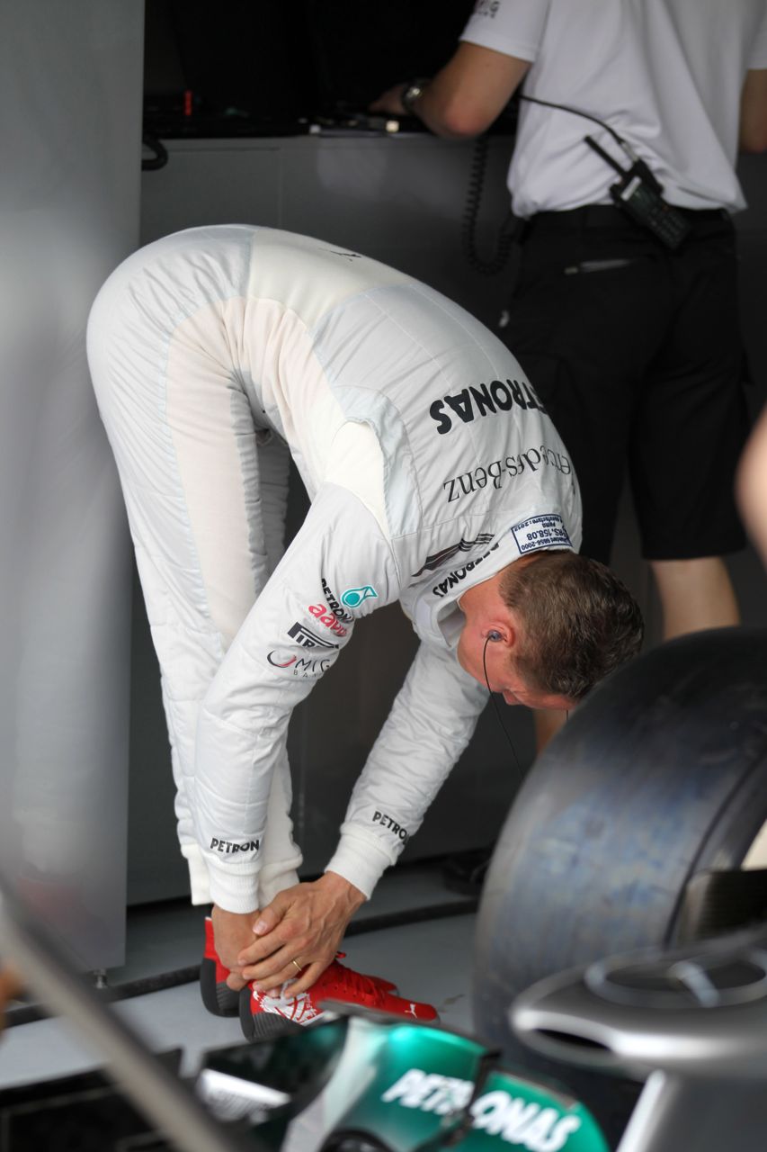 20.04.2012- Free Practice 1, Michael Schumacher (GER) Mercedes AMG F1 W03