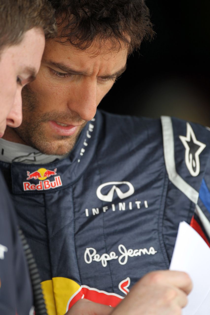 20.04.2012- Free Practice 1, Mark Webber (AUS) Red Bull Racing RB8