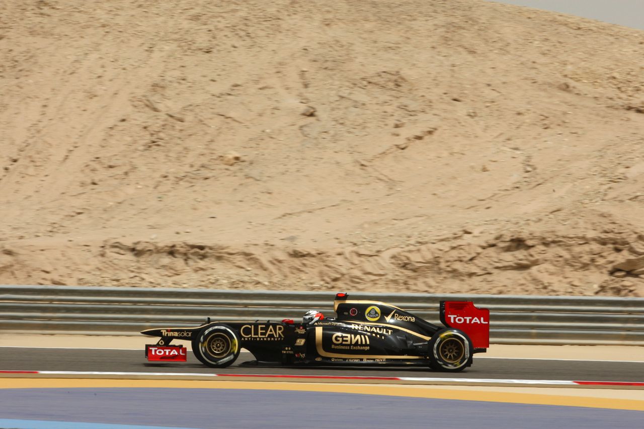 20.04.2012- Free Practice 1,Kimi Raikkonen (FIN) Lotus F1 Team E20 