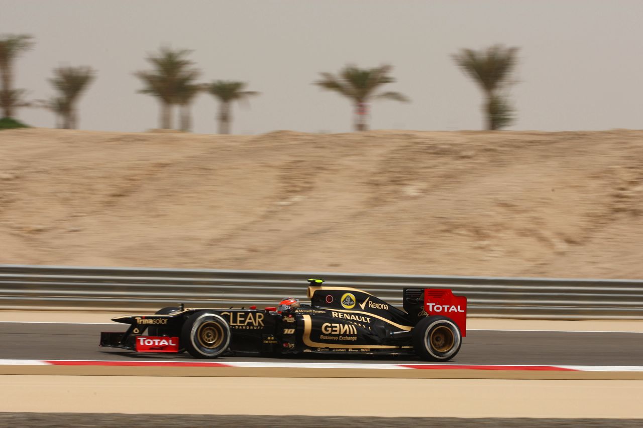 20.04.2012- Free Practice 1, Romain Grosjean (FRA) Lotus F1 Team E20 