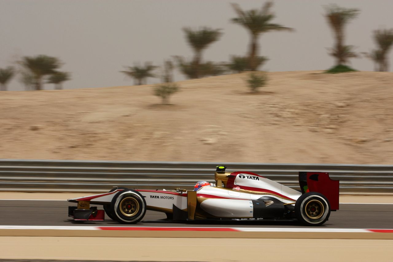 20.04.2012- Free Practice 1, Narain Karthikeyan (IND) HRT Formula 1 Team F112 