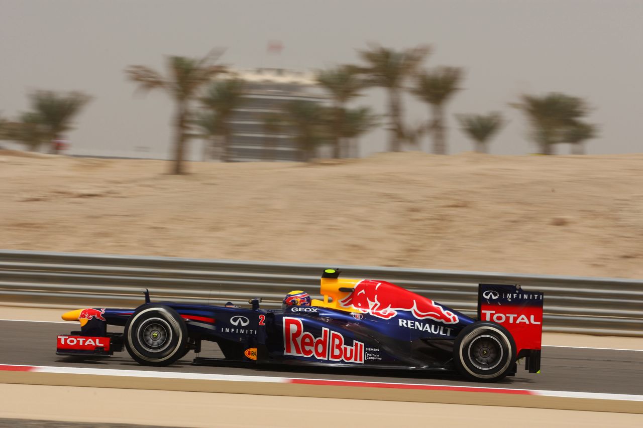 20.04.2012- Free Practice 1, Mark Webber (AUS) Red Bull Racing RB8 