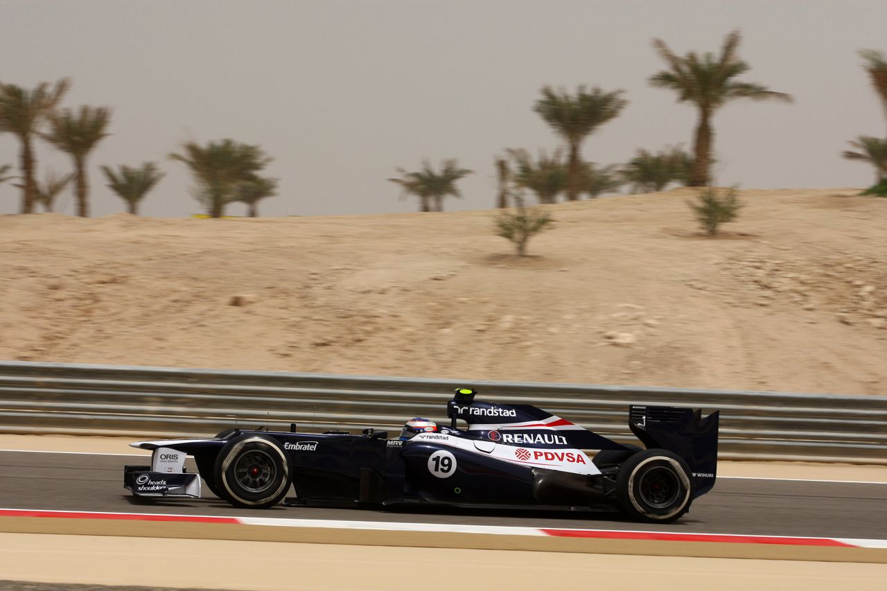 20.04.2012- Free Practice 1, Valtteri Bottas (FIN), Williams F1 Team FW34, Tet driver