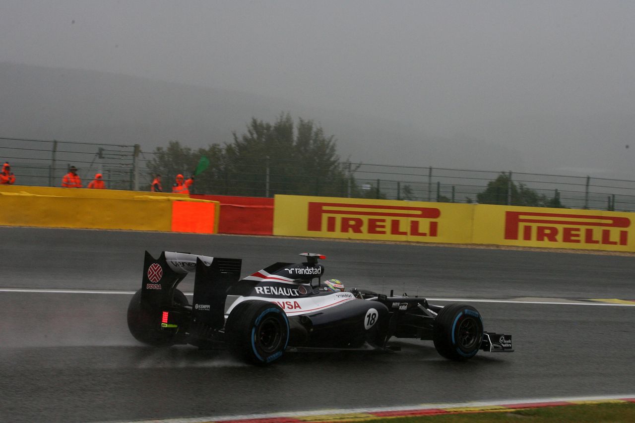 31.08.2012- Free Practice 1, Pastor Maldonado (VEN) Williams F1 Team FW34 