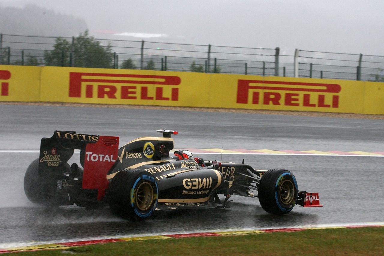 31.08.2012- Free Practice 1, Kimi Raikkonen (FIN) Lotus F1 Team E20 