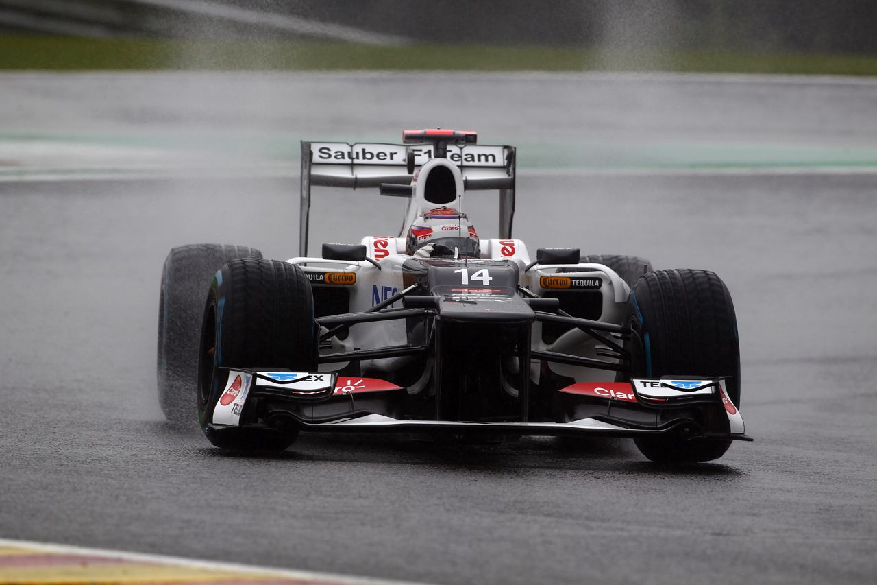 31.08.2012- Free Practice 1, Kamui Kobayashi (JAP) Sauber F1 Team C31 
