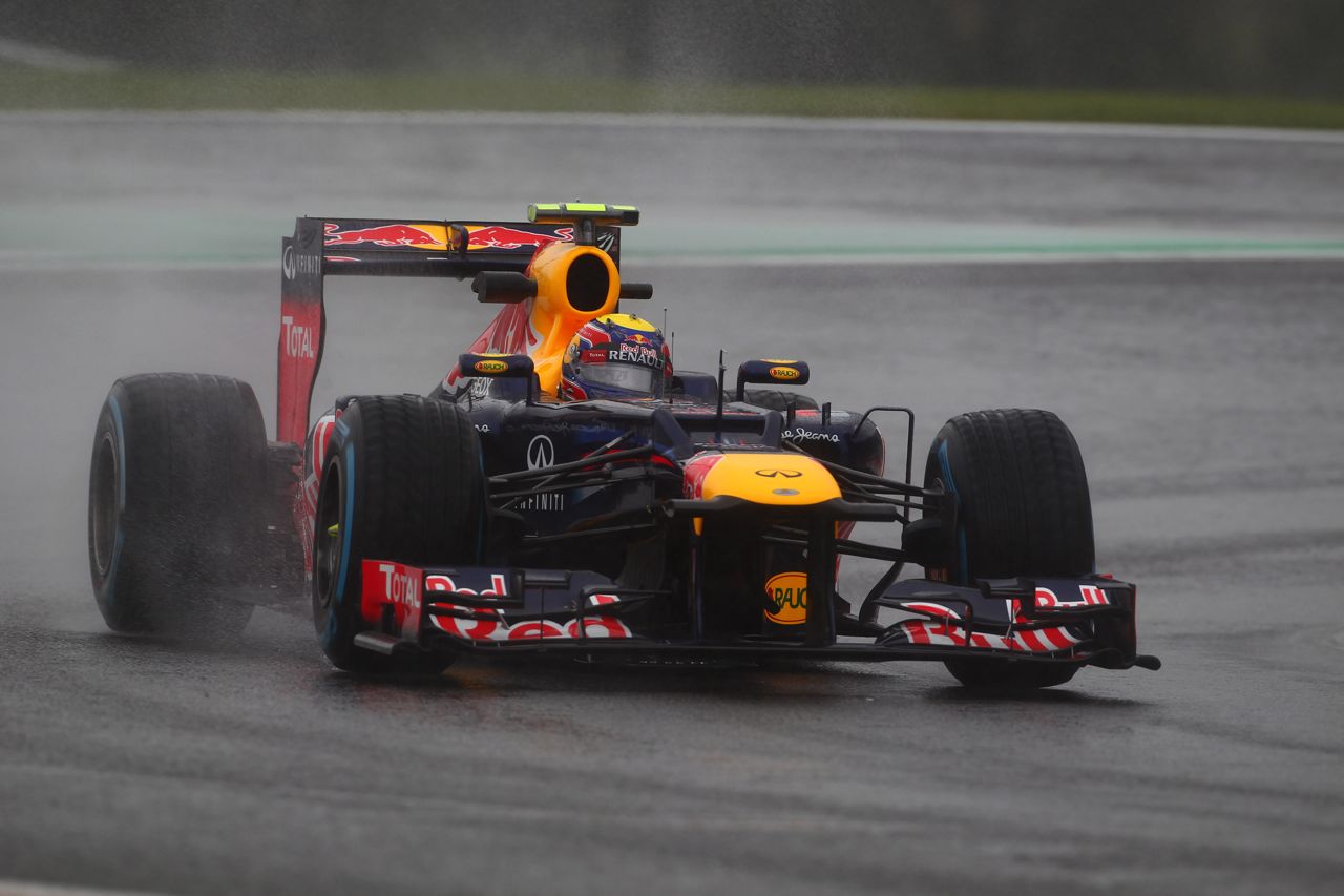 31.08.2012- Free Practice 1, Mark Webber (AUS) Red Bull Racing RB8 