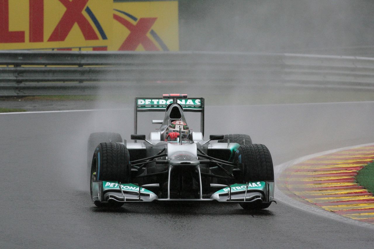 31.08.2012- Free Practice 1, Michael Schumacher (GER) Mercedes AMG F1 W03 