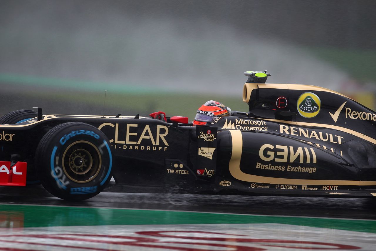 31.08.2012- Free Practice 1, Romain Grosjean (FRA) Lotus F1 Team E20 