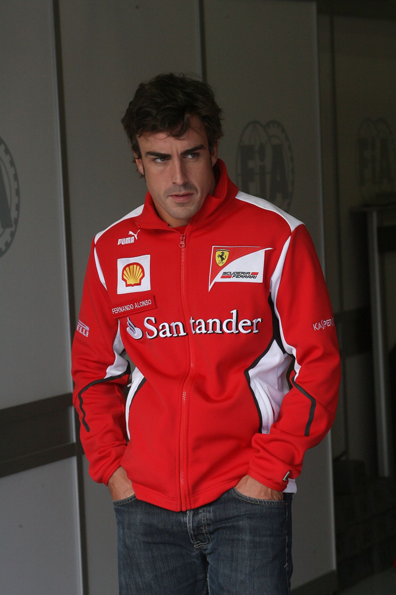 30.08.2012- Fernando Alonso (ESP) Scuderia Ferrari F2012 
