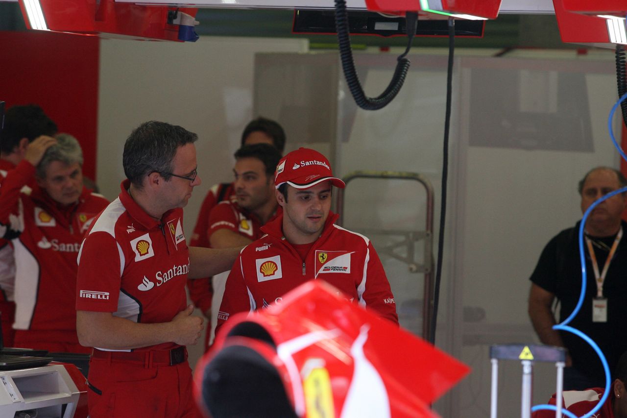30.08.2012- Felipe Massa (BRA) Scuderia Ferrari F2012 