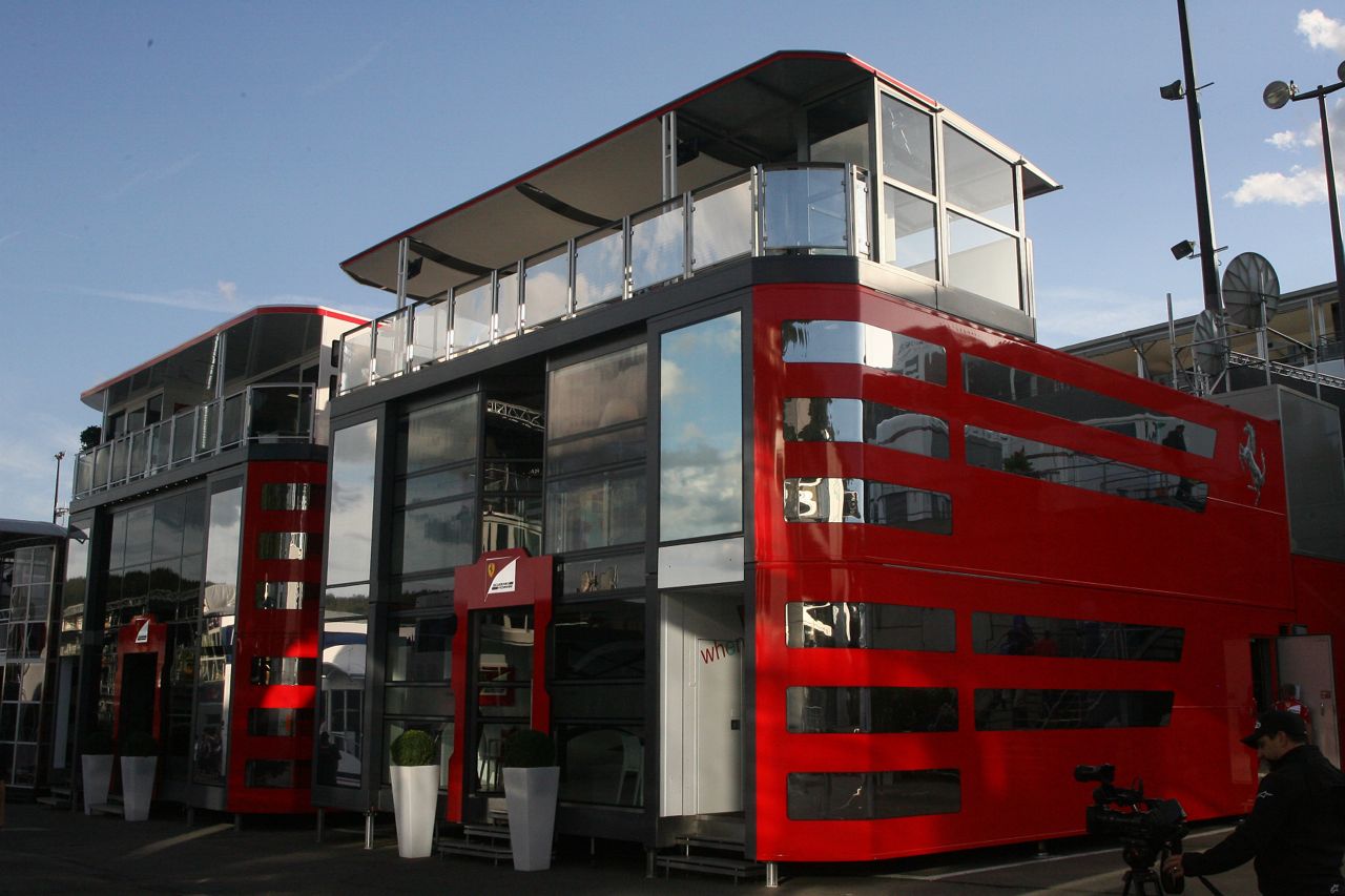 30.08.2012- Hospitality Scuderia Ferrari  