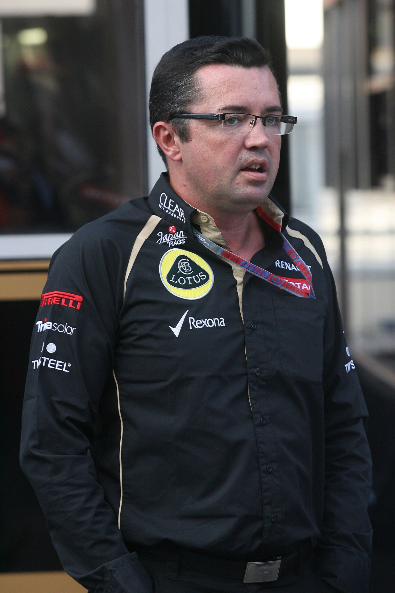 30.08.2012- Eric Boullier (FRA), Team Manager, Lotus F1 Team 