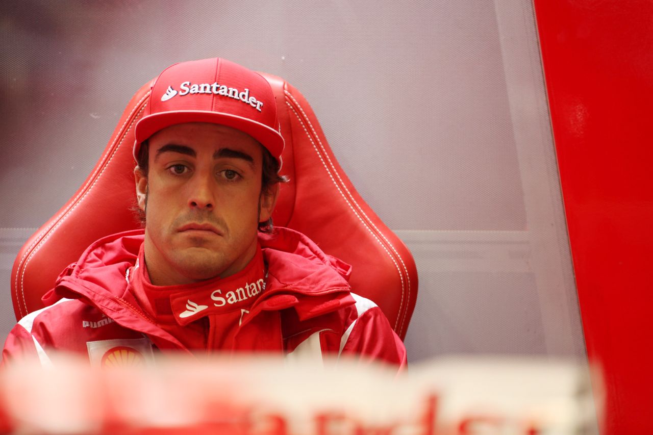 31.08.2012- Free Practice 1, Fernando Alonso (ESP) Scuderia Ferrari F2012
