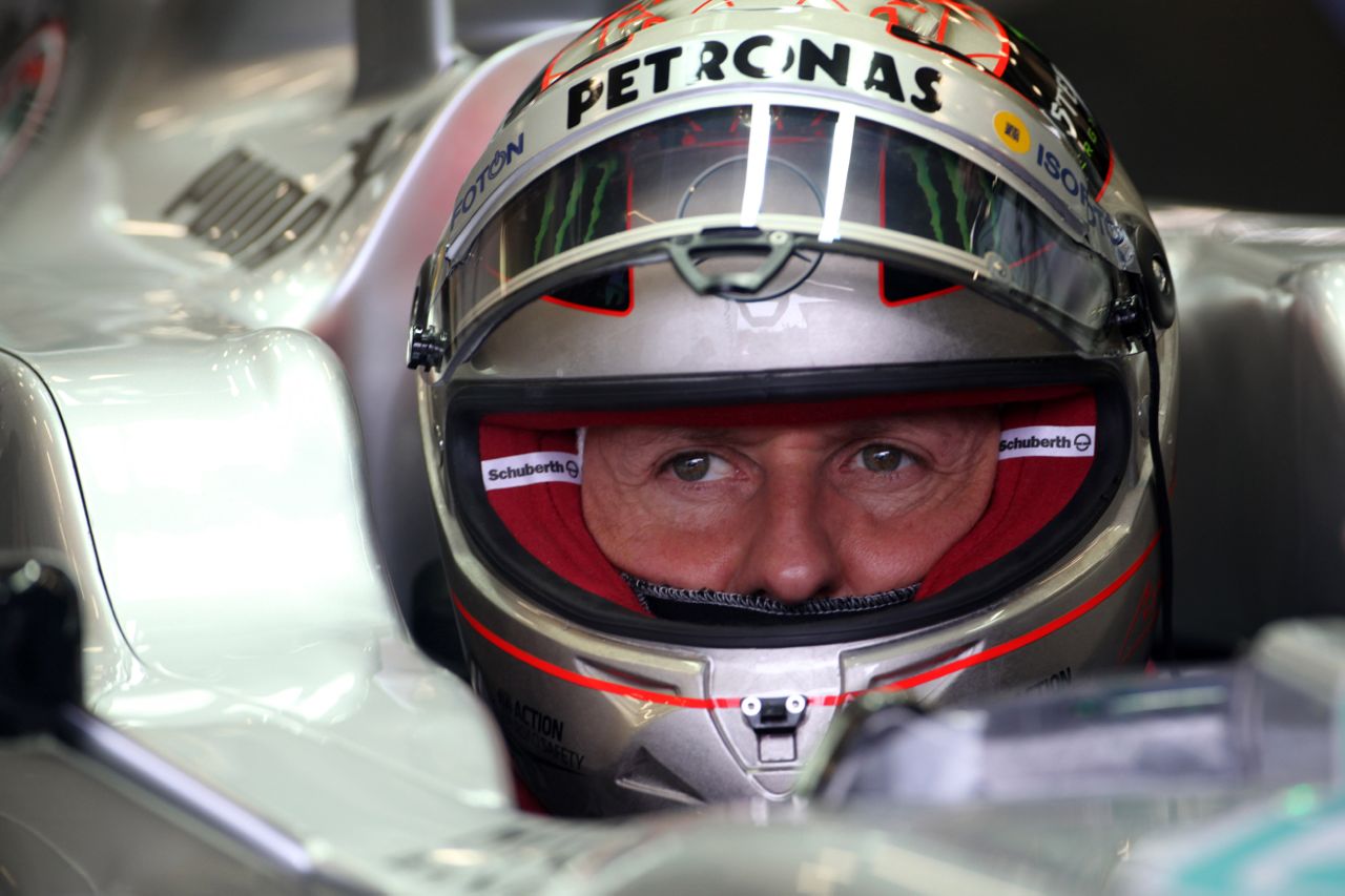 31.08.2012- Free Practice 1, Michael Schumacher (GER) Mercedes AMG F1 W03 