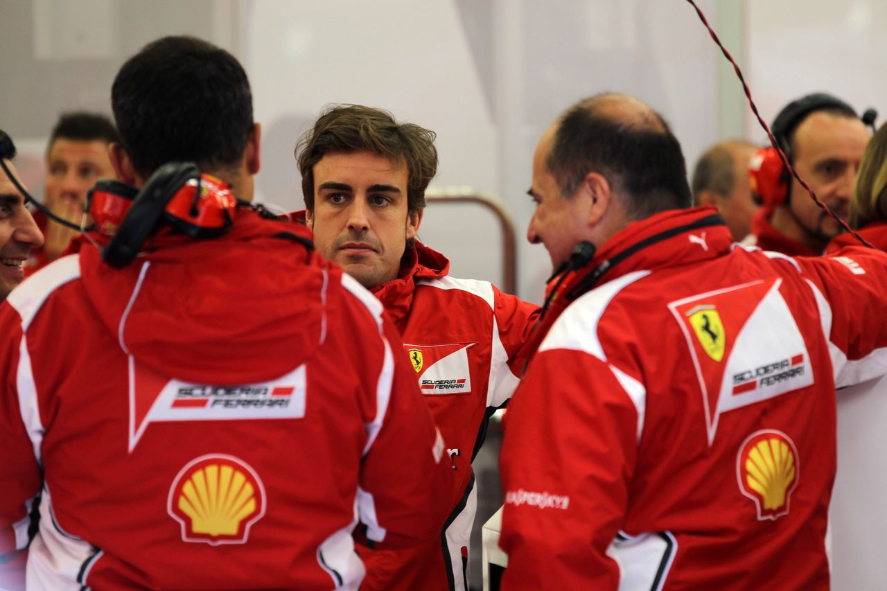 31.08.2012- Free Practice 2, Fernando Alonso (ESP) Scuderia Ferrari F2012