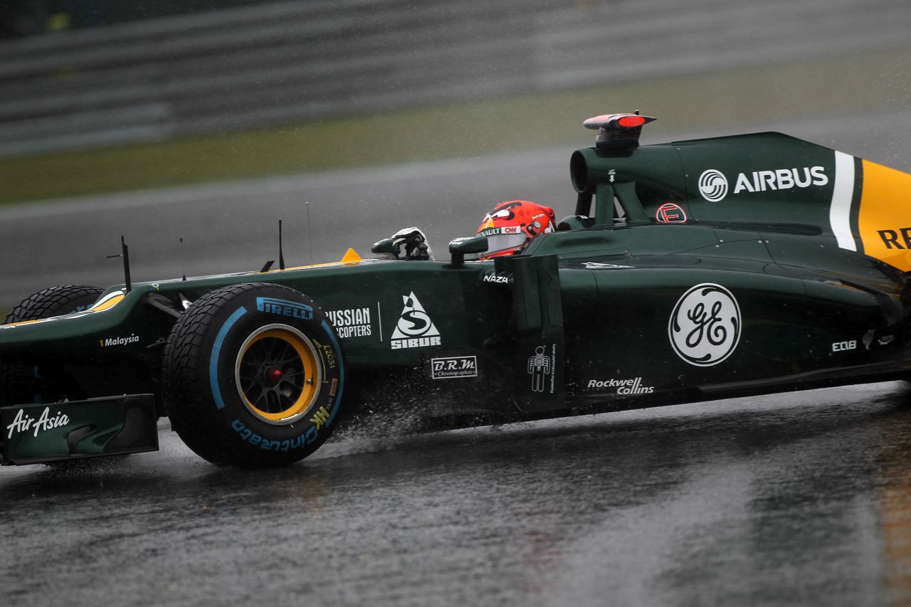 31.08.2012- Free Practice 2, Heikki Kovalainen (FIN) Caterham F1 Team CT01 