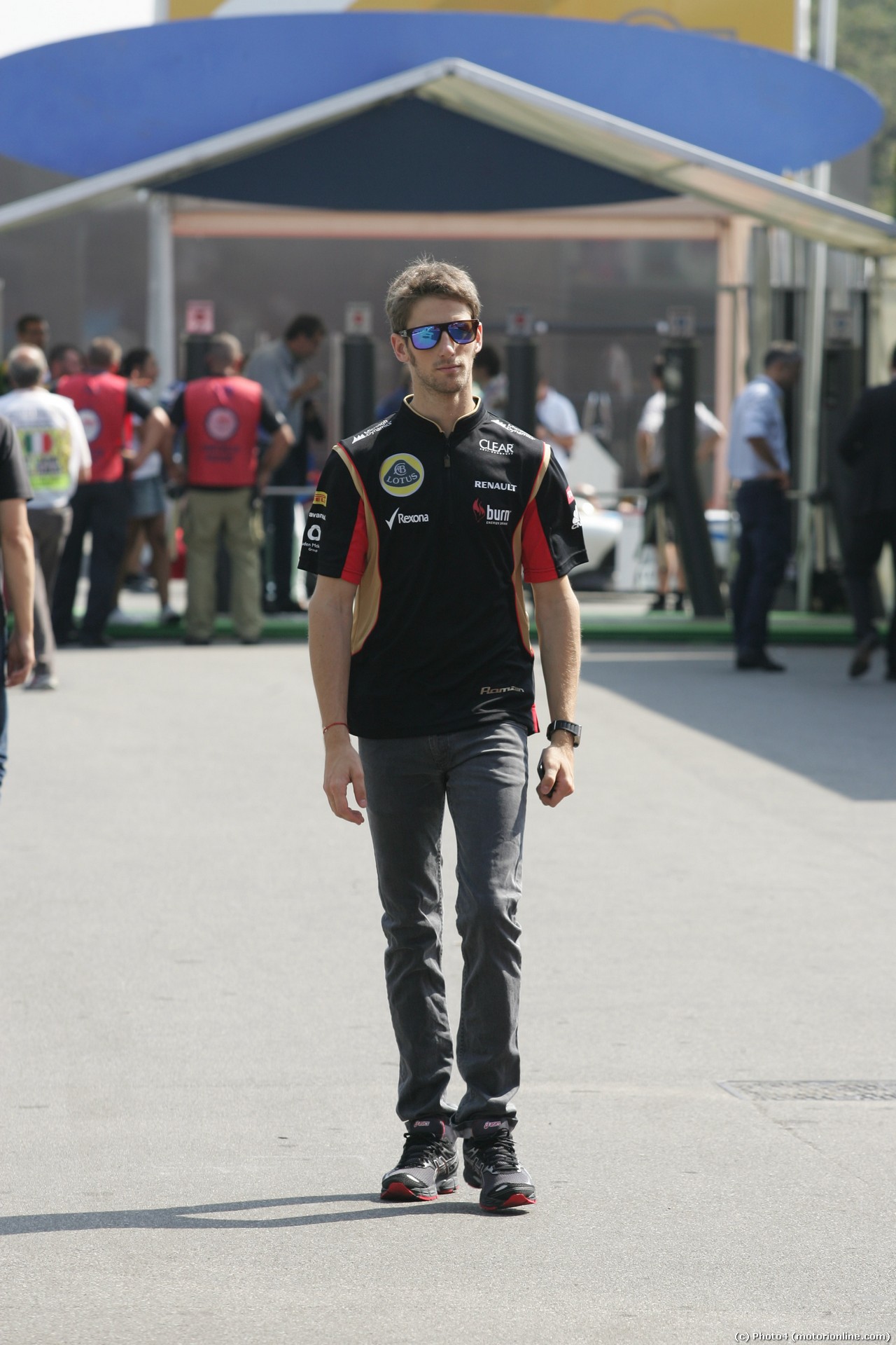Romain Grosjean (FRA) Lotus F1 Team E21 