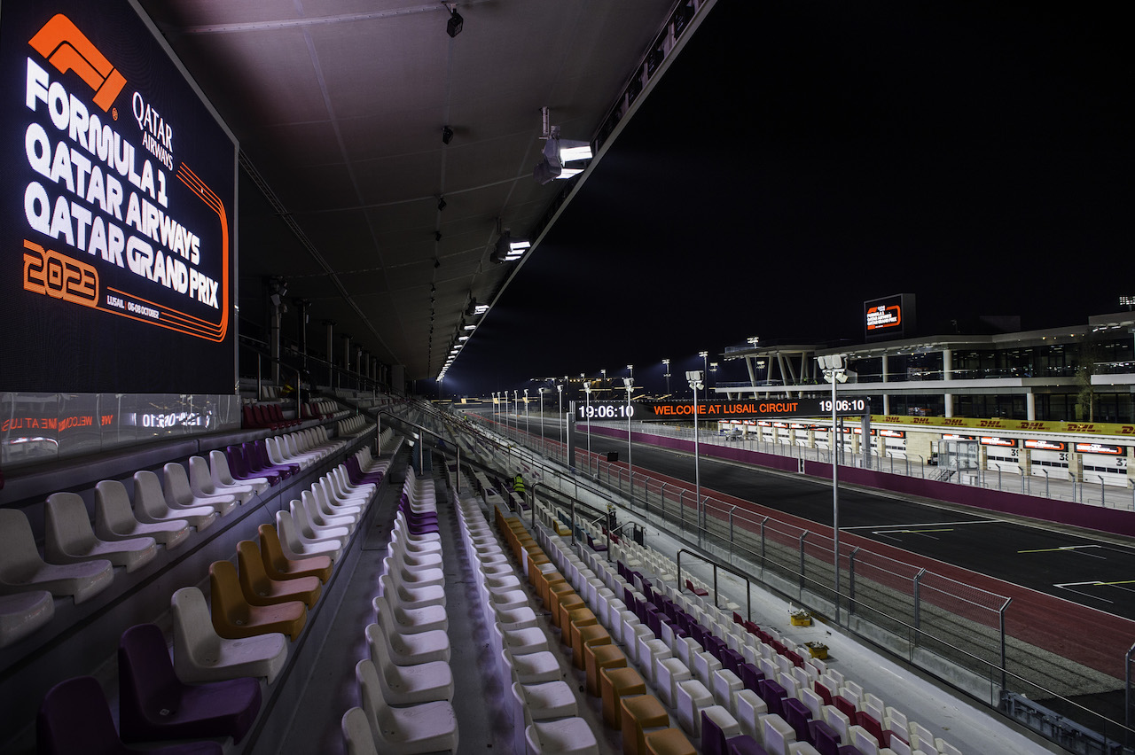 GP Qatar, nuovo look di Losail