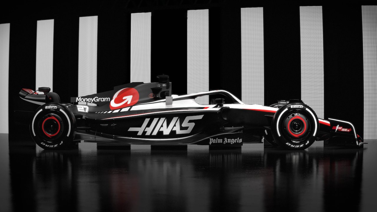 Haas VF-23 livrea MoneyGram