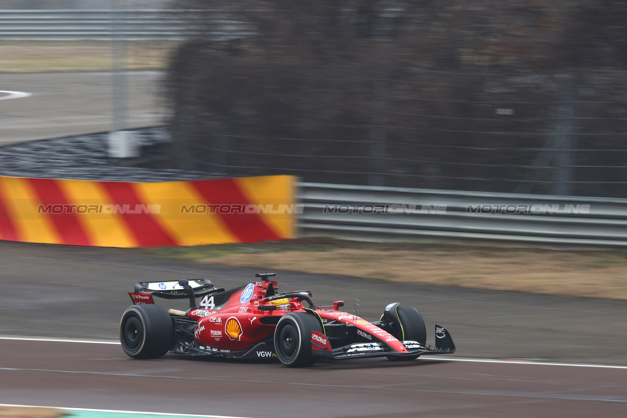 Lewis Hamilton (GBR) Ferrari tests the Ferrari F1 Car.
22.01.2025. Formula One World Championship, Ferrari Headquarters, Fiorano Modenese, Italy. 
- www.xpbimages.com, EMail: requests@xpbimages.com © Copyright:  XPB Images